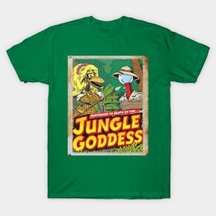 Mystery Science Rusty Barn Sign 3000 - Jungle Goddess T-Shirt